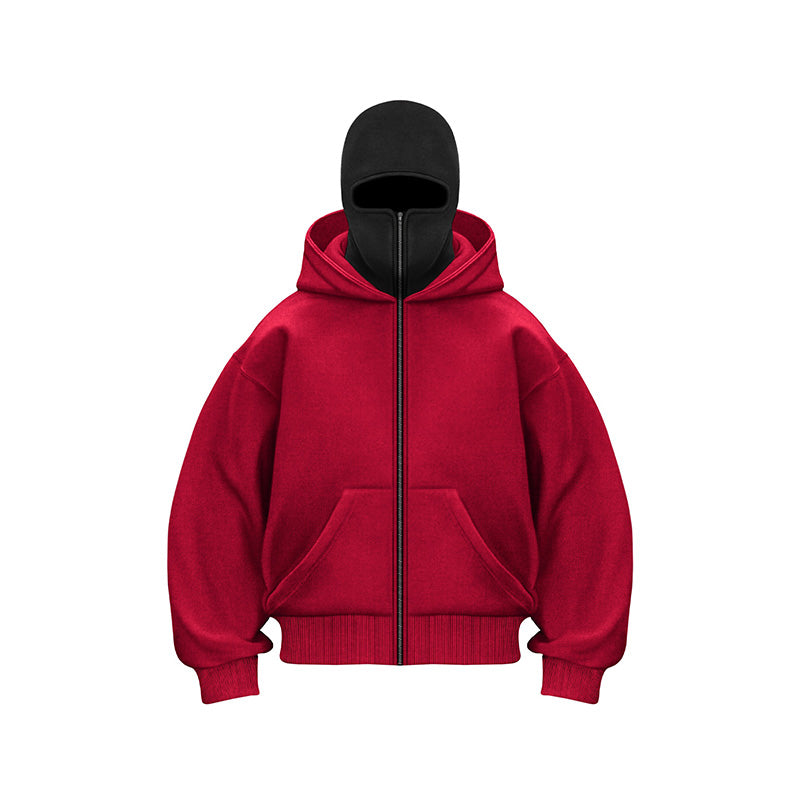 Veste à capuche zippée " Anti-Social" MASKD