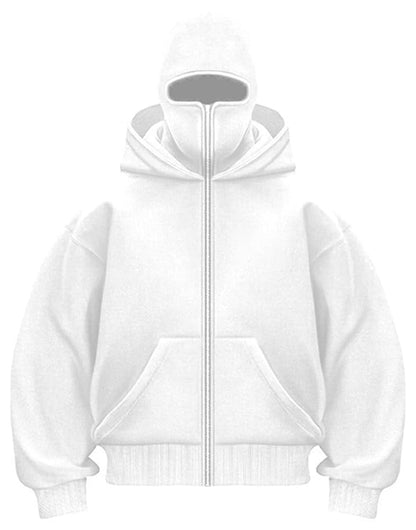 Veste à capuche zippée " Anti-Social" MASKD