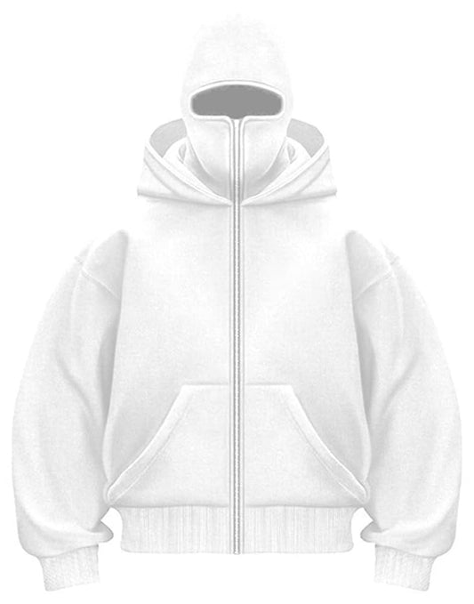 Veste à capuche zippée " Anti-Social" MASKD