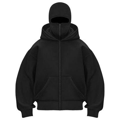 Veste à capuche zippée " Anti-Social" MASKD