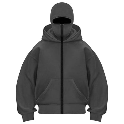 Veste à capuche zippée " Anti-Social" MASKD